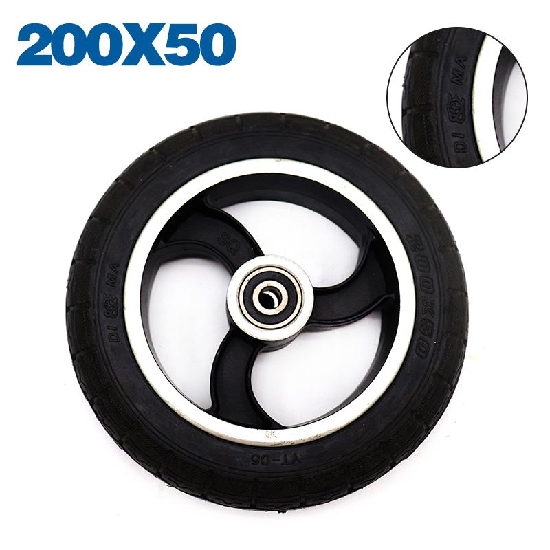 8 Tommer Foldbar Elektrisk Scooter Ydre Dæk Inder Dæk 200X50 Solidt Hjul Dæk til Razor Scooter E-Scooter 8z1173 Kugoo M12