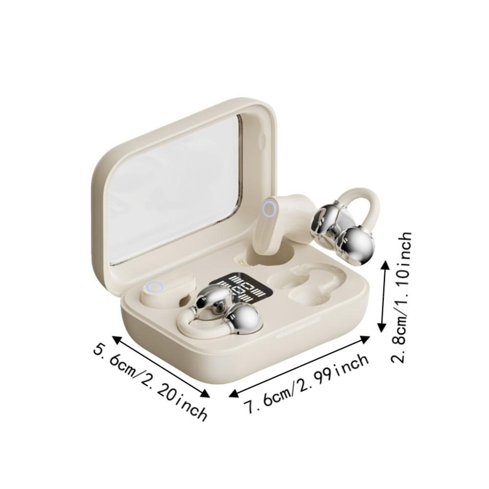 Long Range Wireless Earbuds Noise Reduction Ear Clip Earphones Open Ear Headset Fitness