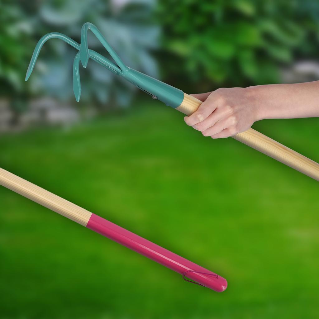 KADAX Ladies Cultivator Handheld Soil Loosener 140 Cm