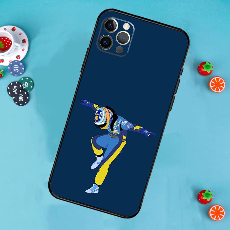 Fernando Alonso Phone Case For iPhone 16 15 13 14 12 11 Pro Max X XR XS Max 14 Plus Soft Case Cover