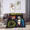 Nirvana Face Band  Blanket Quality Super Soft  Throw Blanket Autumn Travel Couch Chair Print Bedspread