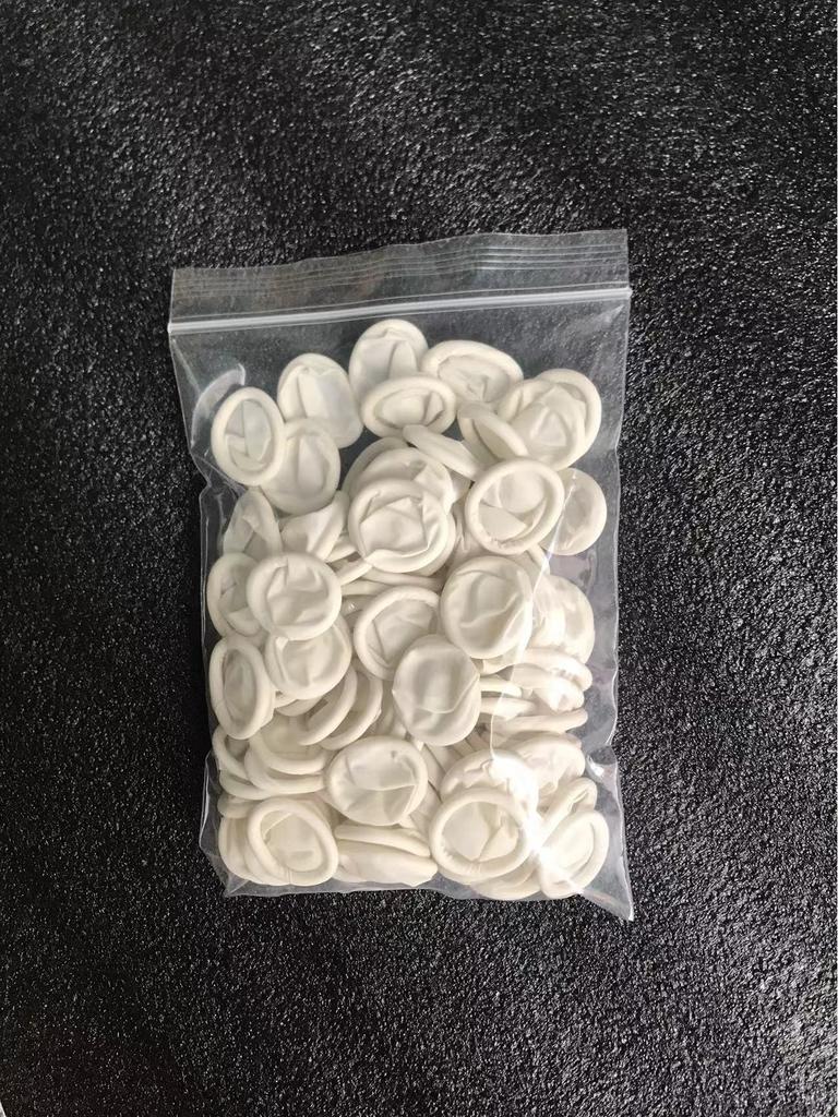 Thick Latex Finger Cots: Dustproof, Rolled Edge, Disposable Protection