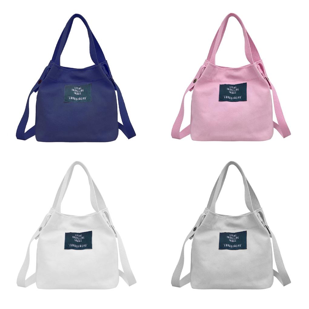 Lady Canvas Handbag Single Shoulder Bag Crossbody Messenger Bag Women Bag Candy Color