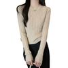 Base Knit Sweater for Women Knitted Sweater Inner Layer for Early Spring Top