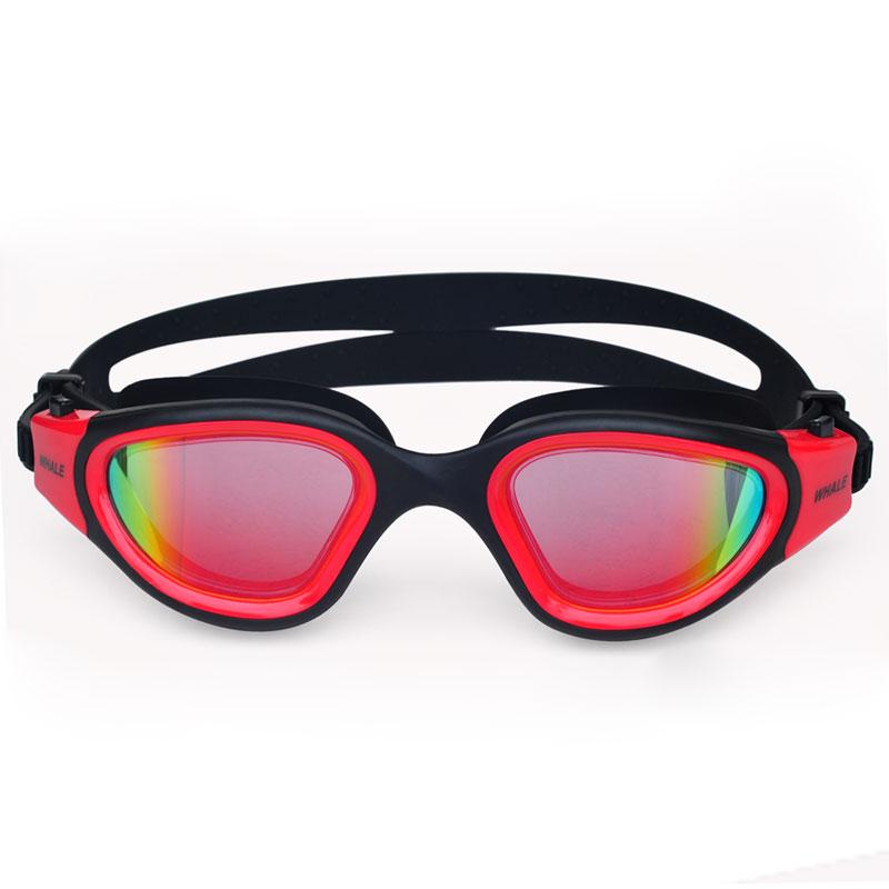 Wieloryb Silikonowe Okulary Pływackie dla Słabowidzących Okulary Pływackie Anti-fog UV Okulary Pływackie dla Mężczyzn Kobiet