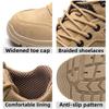 Oulylan Anti Puncture Protection Boot Steel Toe Anti-smash Labor Footwear Outdoor Working Breathable Safety Shoes for Men