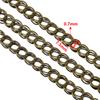 2M 1M 0,5M Antiek Brons Breedte 6mm IJzer Dubbele Verlengde Ketting Kettingen Diy Sieraden Maken Benodigdheden Ketting Accessoires