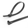 100Pcs Black Nylon Cable Ties Wire Line Fixed Fastener Zip Straps Tie Wraps 30cm