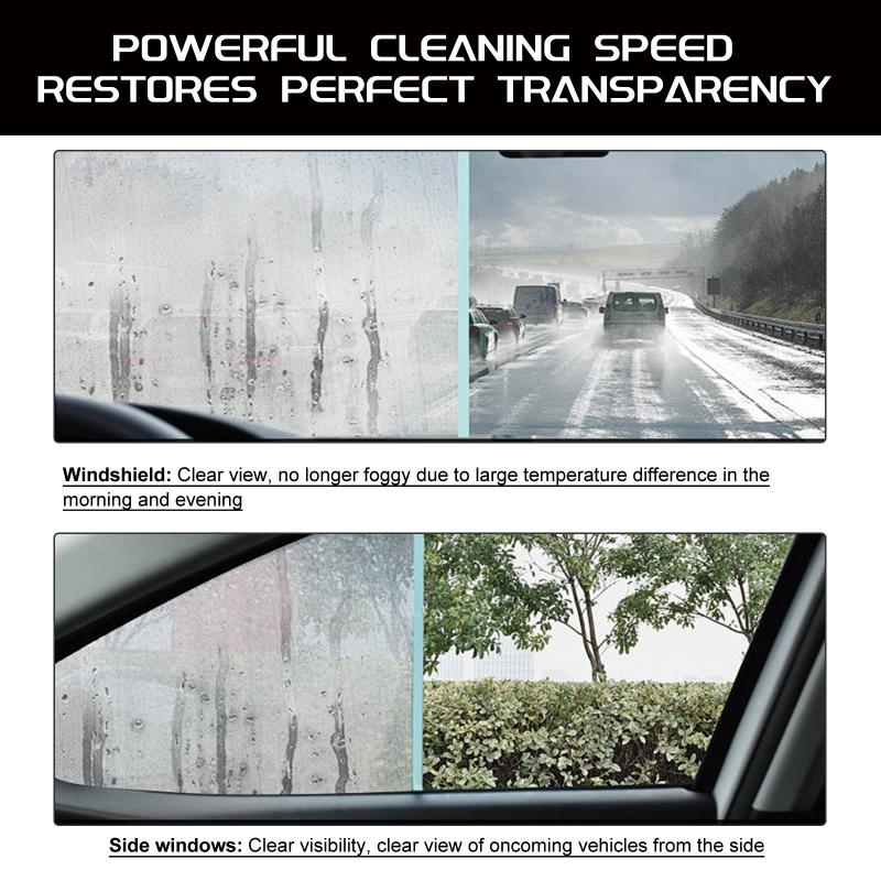 Oil Film Remover for Windshield Glass Cleaner Concentrate Water Repellent Best for Clear Safe Vision on Long Road Trips