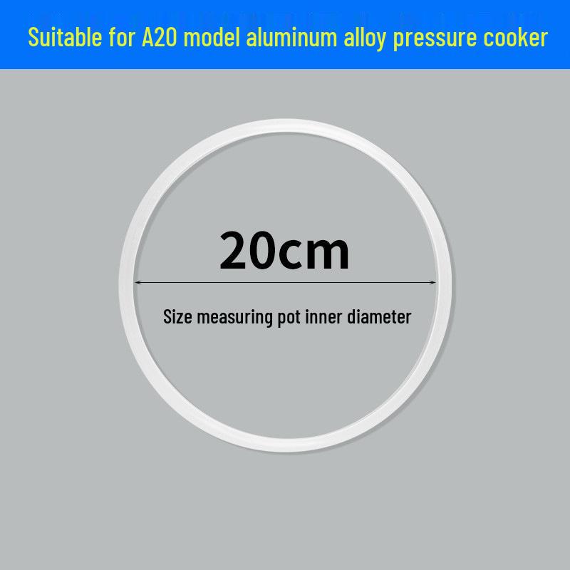 Silicone Sealing Ring for Aluminum Alloy Pressure Cooker - Compatible with Hongshuangxi Aiqi, Wanbao, Samsung Models