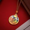 Hollow Flower Pendant Necklace Fish Collarbone Chain Fashion Chinese Style Necklace  Southeast Asia