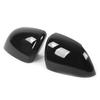 2pcs Side Rearview Mirror Cover ABS Black Trim Cap Replacement for MercedesBenz CLA C118 2020+