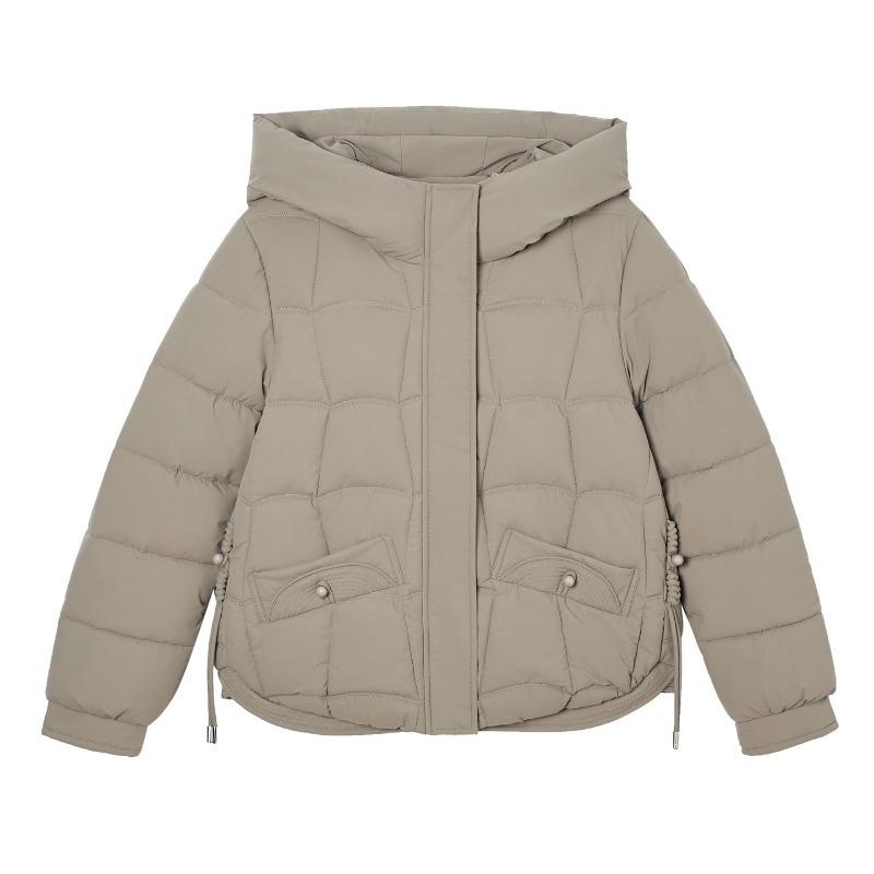 Winter new cotton-padded jacket women's hooded versatile fashion simple cotton-padded loose cotton-padded jacket