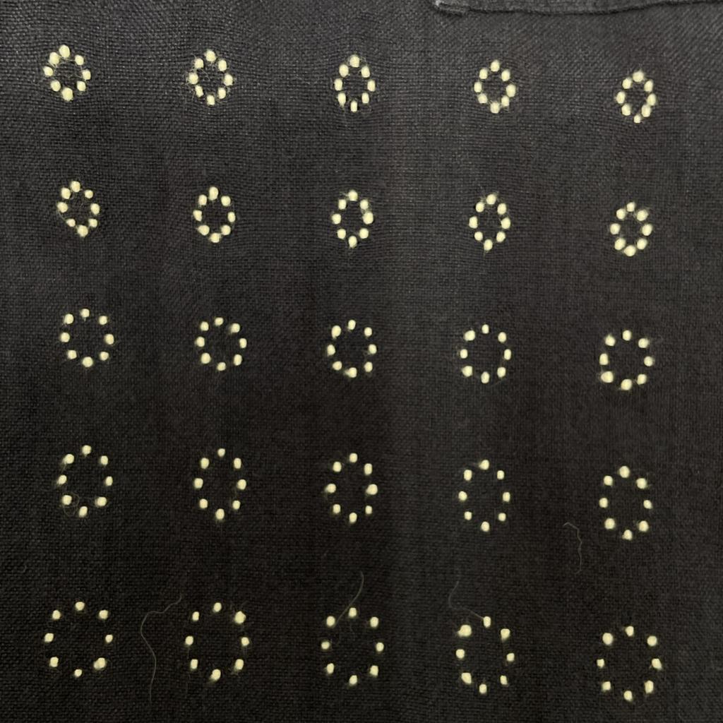 Haat HA14FT680 Navy 3/4 Sleeve Embroidered Dress dress 4 NavyUsed