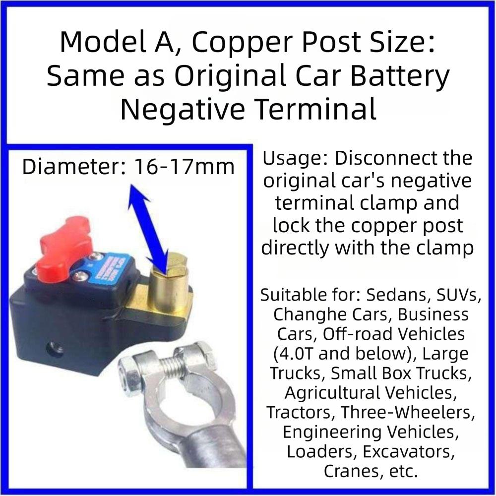 High Power Battery Shutdown Switch Kit High Power Switch  For Agricultural Vehicles Style A