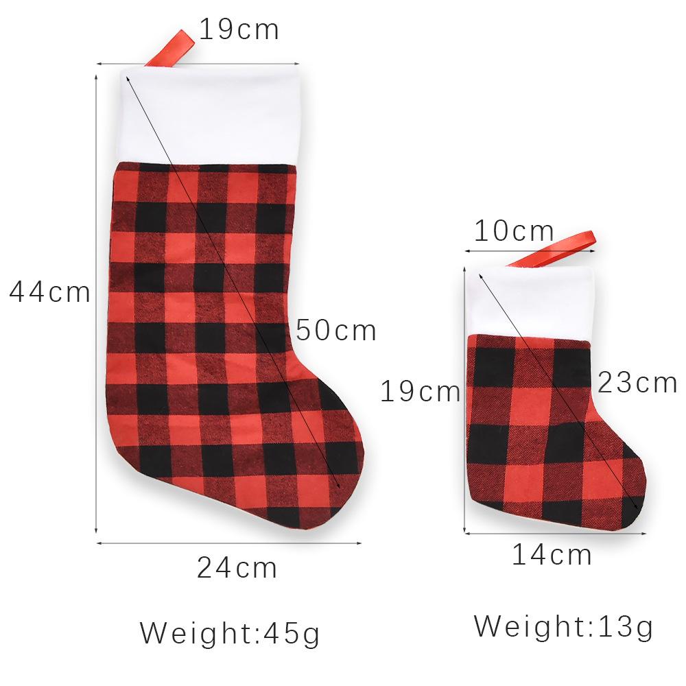Christmas Stockings and Bedside Gift Bags for Tree Ornaments and Scene Decorations