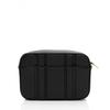 Salvatore Ferragamo Embossed Leather Gancini Chain Camera Bag Black