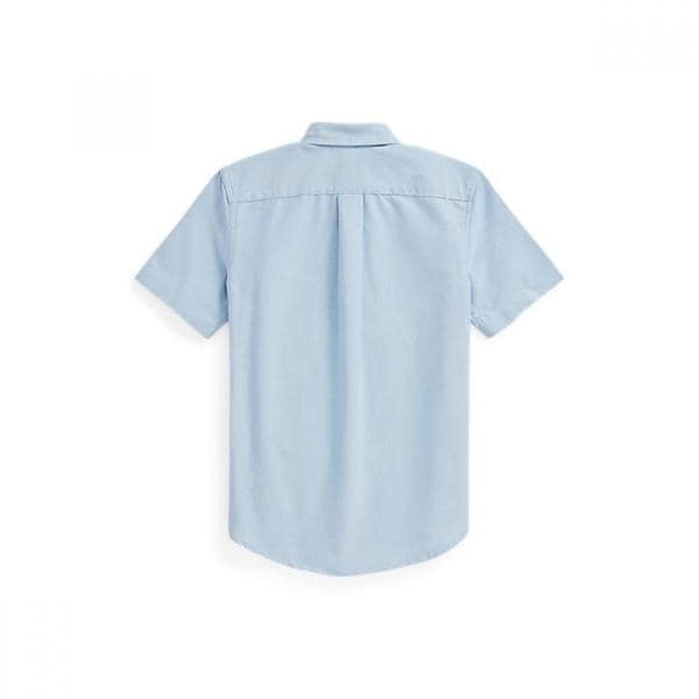 Polo Kids Boys 8 18 Cotton Oxford Short Sleeve Shirt Cwpowovy6820356400