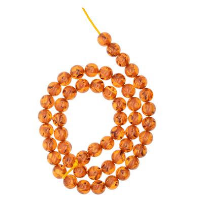 Takı Yapımı İçin Toplu Sentetik Doğal Taş Ambers Yuvarlak Gevşek Boncuklu 8mm