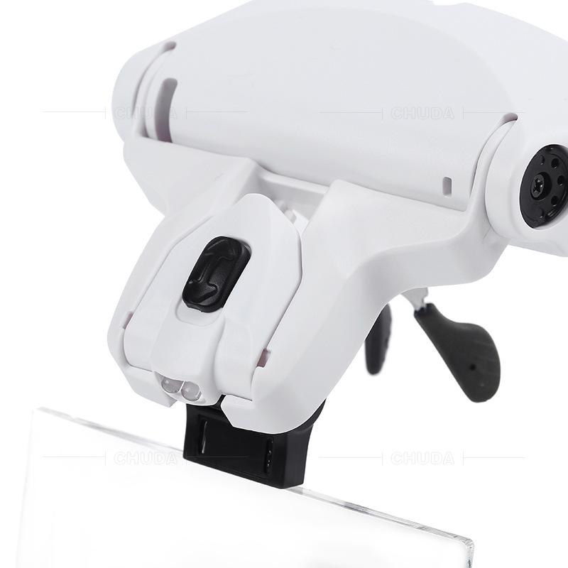 LED Light Magnifying Glass for Microblading, Eyelash Extensions, and Inspection 9892B1