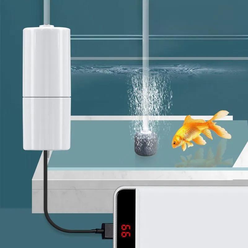 USB aerator (compressor) portable for bait and aquarium, 1 pc.