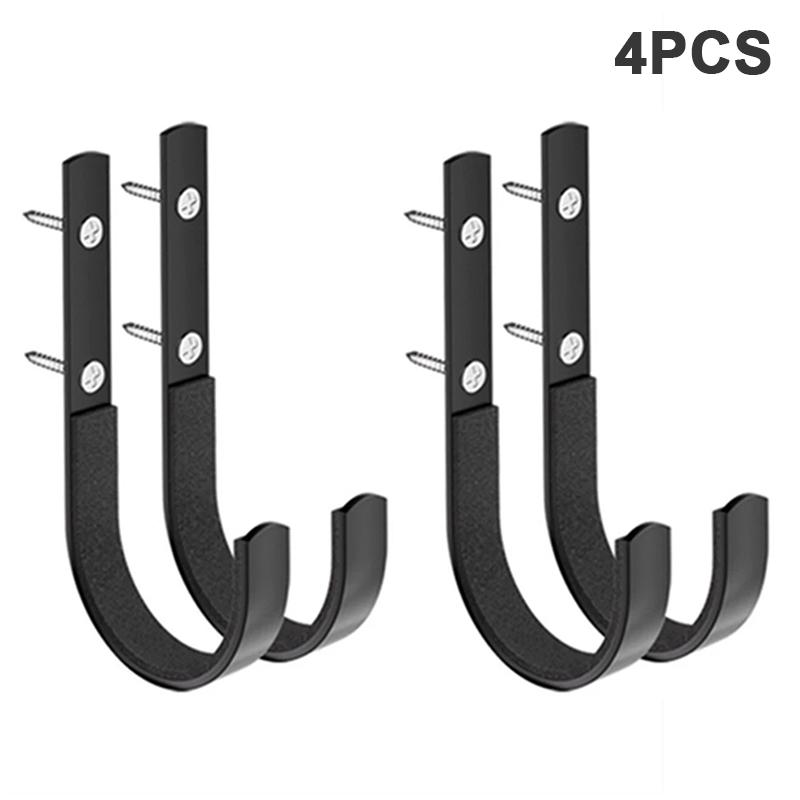Rod Rack Stainless Steels Fishing Pole Hooks Rack Holder Wall Mount Hangers Multifunctional Storage Rack Stand Hook