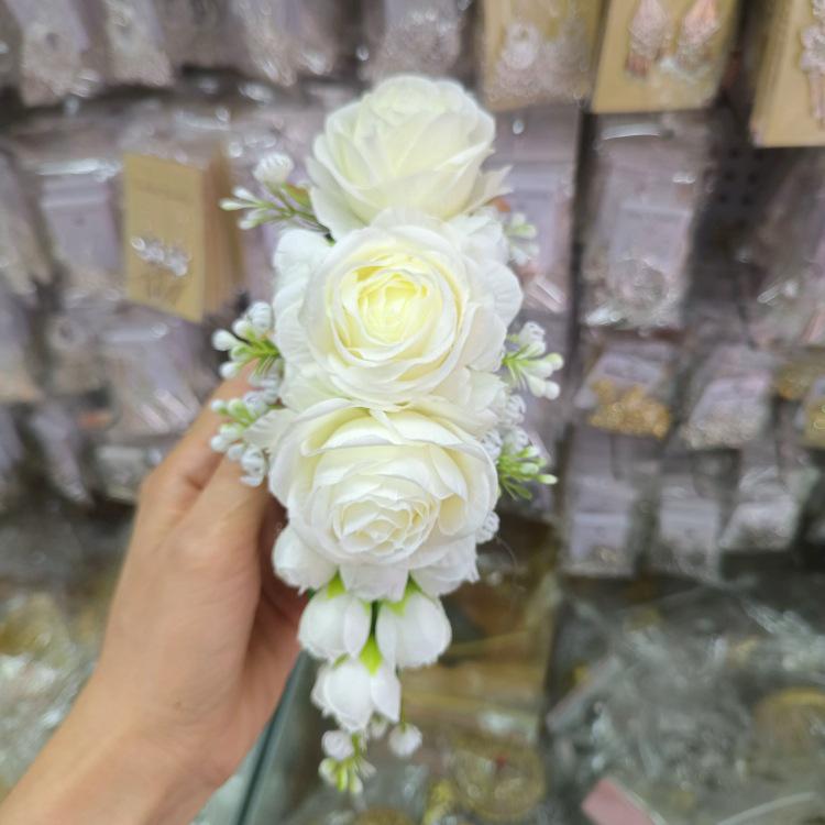 Yunnan Ethnic Headflower Comb - Handmade Thai Dance Headdress & Photo Studio Performance Accessory