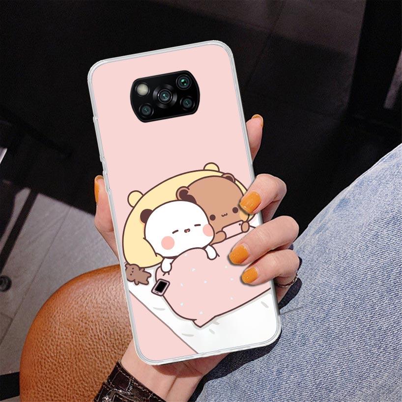 Bubu Dudu Cartoon Cute Phnoe Case for Xiaomi Poco X5 X6 X7 Pro X4 Gt F7 Ultra M8 M7 Redmi 15C 15 13C 13 12C 12 Unique Cover Coqu