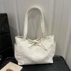 Simple Star Pattern Canvas Tote Bag for Women Large Capacity Casual Shoulder Handbag KTB