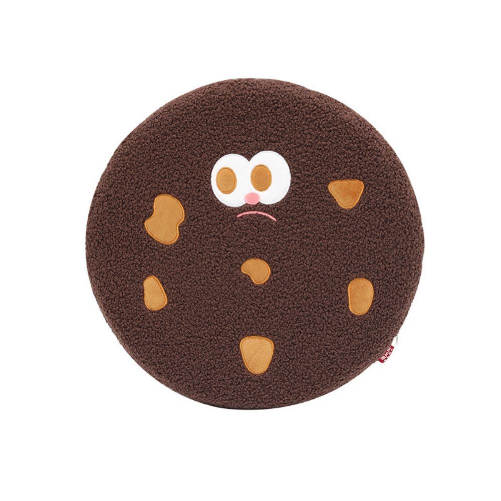 

Foam Cookies Seat Cushion Square Round Bread Plush Pillow Creative Chair Plush Cushion Office кавовий