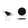 Ceramic Gravy Boats Seasoning Pot Steak Plate Black Pepper Tomato Sauce Cup Steak Sauce Pot Ceramic Steak Sauce Bucket Tableware