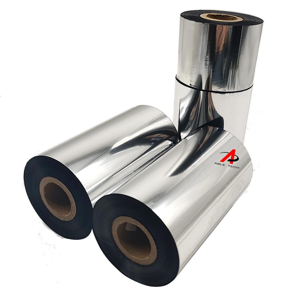 White Black TTR 110mm 300m Thermal Transfer Ink Ribbon AT121-Wax 110*300m чёрный
