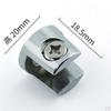 2-part Cylindrical Shape Adjustable Brackets Shelves for Insulating Office Chairs In The Bathroom