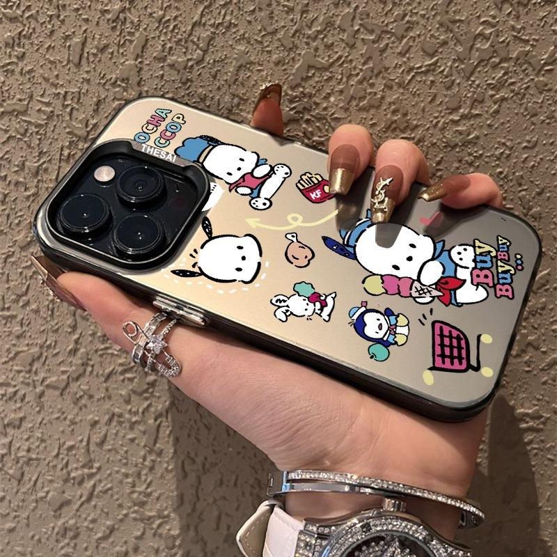 Trendy brand cartoon Pacha dog is suitable for Apple 15promax mobile phone case 14/13/12 new model