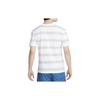Nike Logo Stripe Round Neck Sport Top Short Sleeve With Dropped Shoulders Men Tops White DQ1117-100