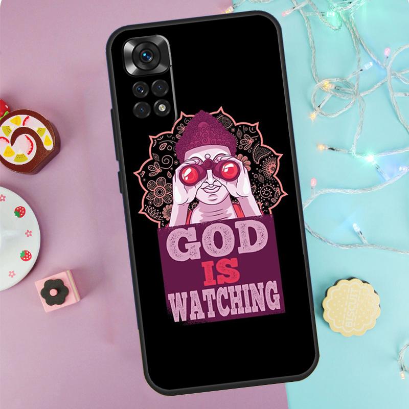 

Cute Buddha Monk Zen Buddhism Case For Xiaomi Redmi Note 14 Pro 9 10 11 12 13 9S 10S 11S 12S Redmi 14C 10C 12C 13C Cover Redmi Note 10 4G
