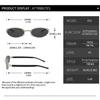 Vintage Oval Small Frame Metal Sunglasses For Women Uv400 Protection Retro Trendy Narrow Sunglasses For Outdoor Cycling Driving