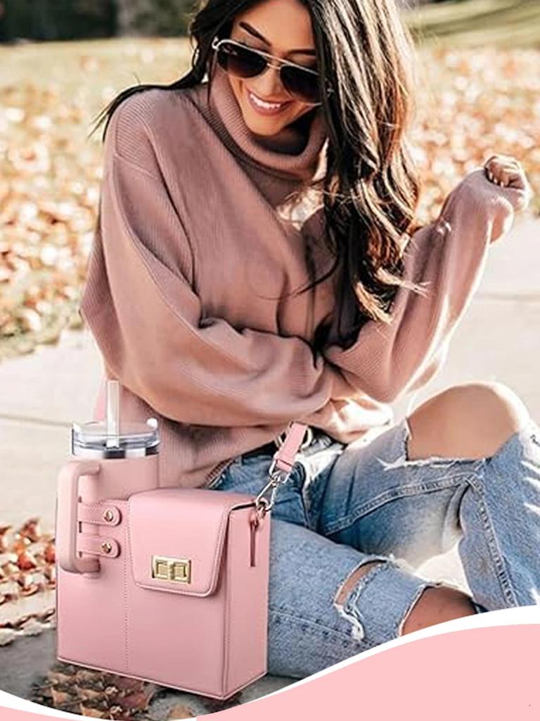 Venkovní přenosná crossbody ochrana na kelímek s vodou multifunkční univerzální úložná taška na láhev na vodu jednoramenní jednobarevná