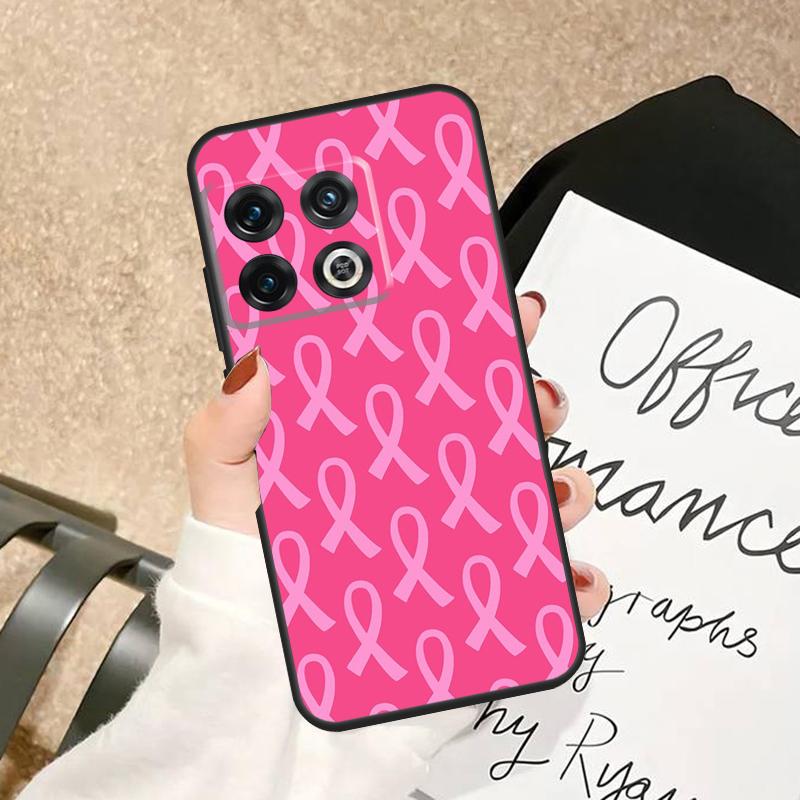 

Girl Breast Cancer Pink Ribbon Case For OnePlus 15 R 12 12R 13T 13 13R 11 10 Pro 10T 8T Nord 5 CE 2 3 4 Lite N20 N30 Cover OnePlus 10T