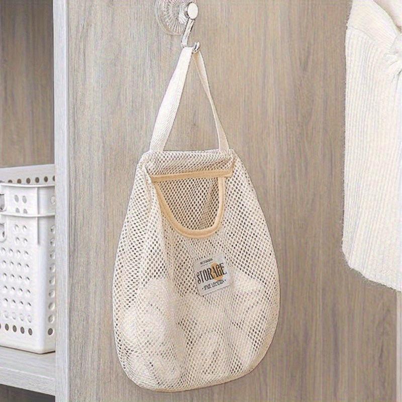 Borsa Portaoggetti da Appendere in Tela Stile Giapponese per Calzini e Biancheria Intima Montata a Parete, Senza Fori Organizzatore per Dormitorio