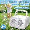 Handheld automatic bubble machine with 2 Fans, 20000+ Bubbles Per Minute Bubbles for outdoor wedding children's Portable Bubble Maker Ope