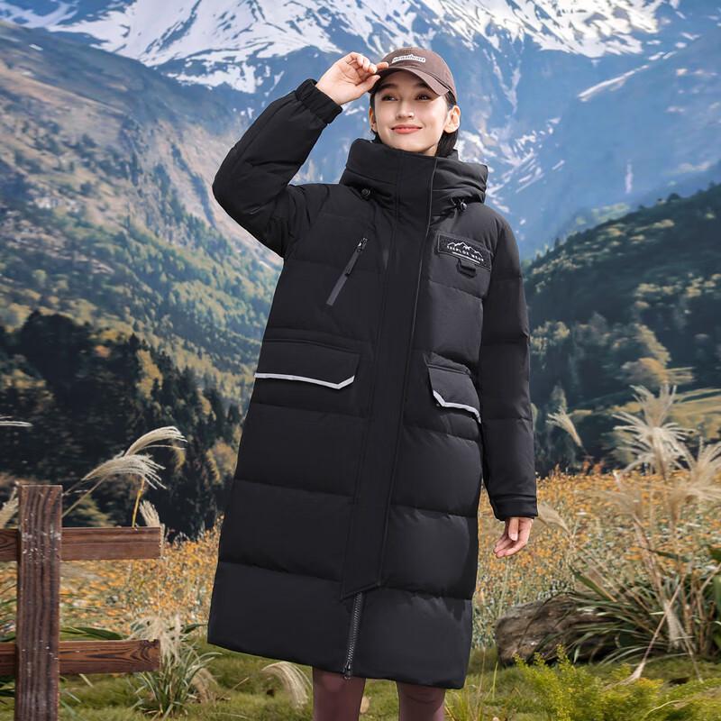 

SNOWFLYING Women s 2024 Long Thick Down Jacket X40146464F 165/88A