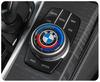Kohlefaser Multimedia-Knopfaufkleber für BMW 1er- bis 7er-Reihe X3-X7