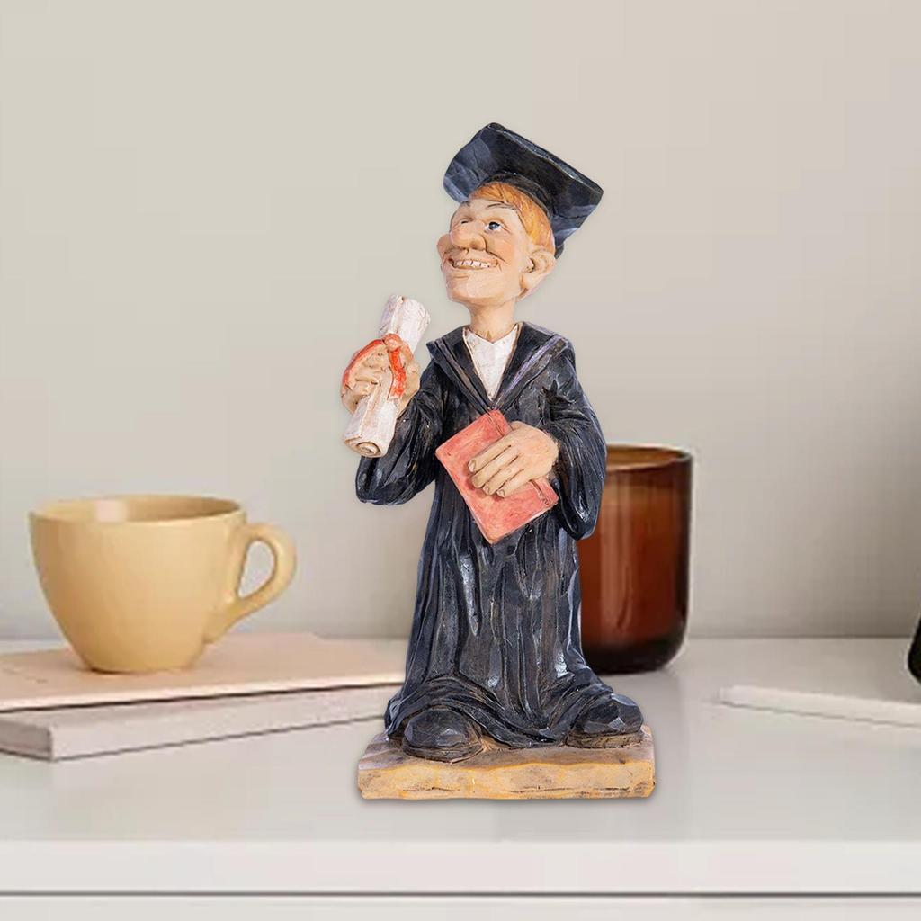 Professional People Figures Standing Figures Resin Doll Statues Sculpture for Table Centerpieces Rustic Cabinet Figures Decor