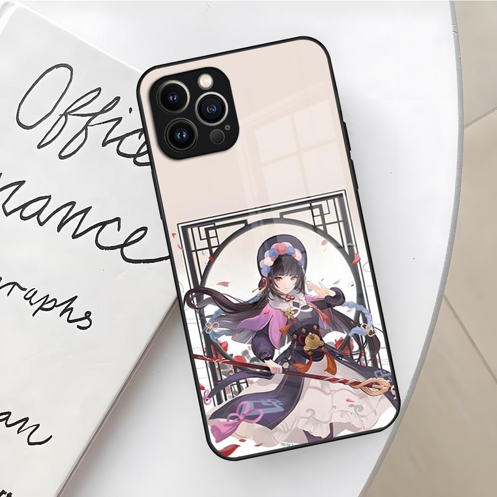 Genshin Impact Yun Jin Phone Case for Iphone 17 16 Air 15 14 12 11 13 Pro Max Mini X Xr Xs Se Puls glass Cover