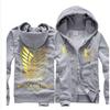 Premium Quality Anime Attack On Titan Men's Fit Hoodie Coat Perfect For Any Occasion
