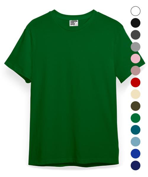 REBRENNER 20-Count Plain Crew Neck Short Sleeve T-Shirt 14 Colors (Type A)