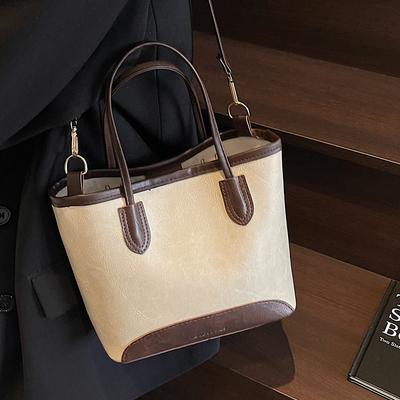 Arbeitsweg Achseltasche für Damen im Herbst und Winter Retro-Mode Vielseitige Tragetasche Koreanische Version Nischendesign Achseltasche