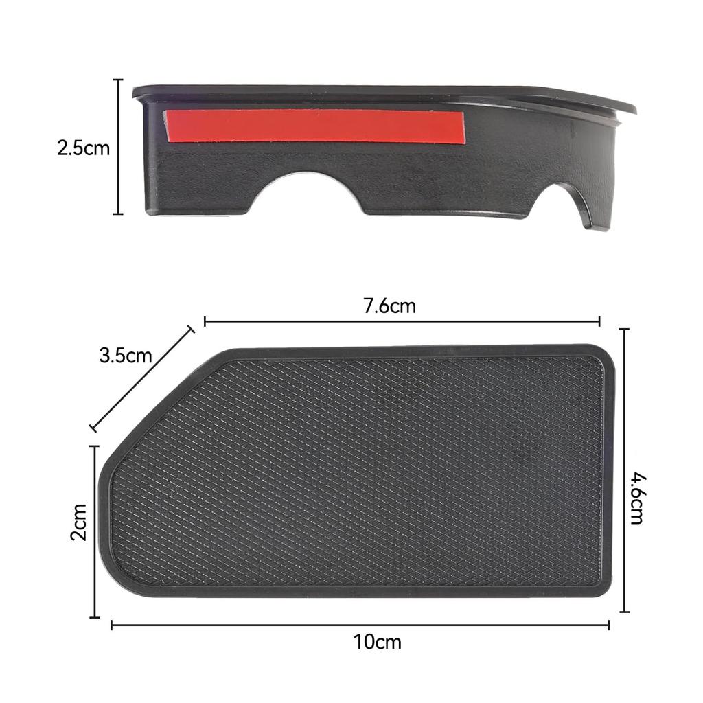 Pickup Bed Rail Stake Pocket Cover Hole Cap Plug For GMC Sierra 1500 Chevy Silverado 1500 2019-2024
