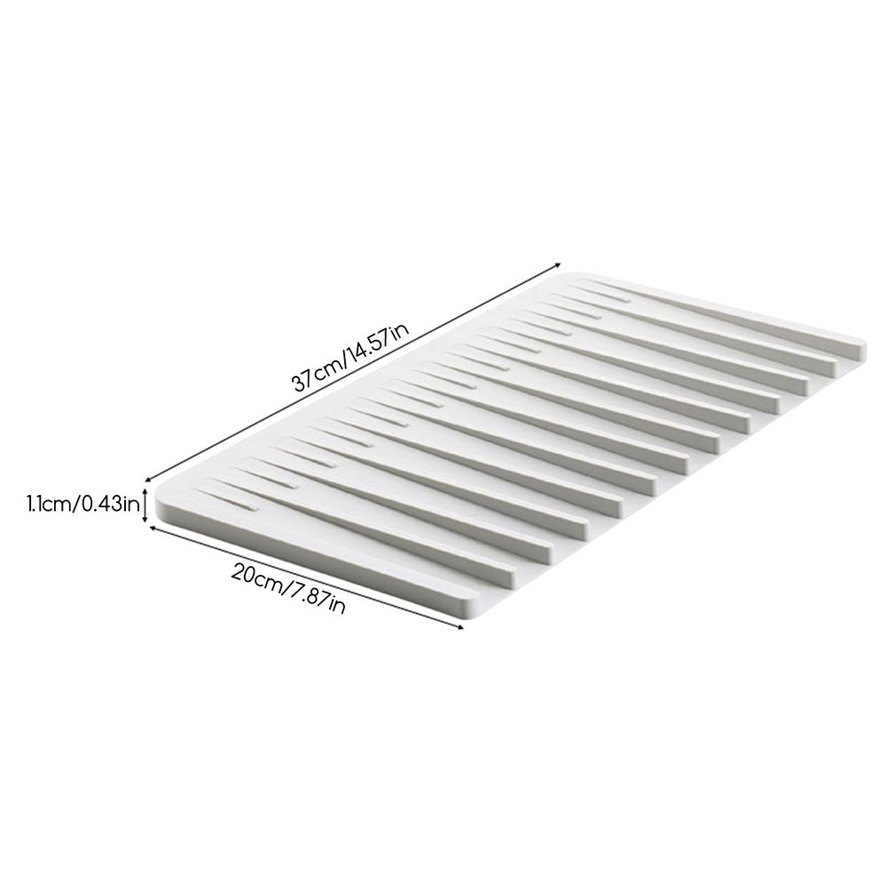 Sloped Board Silicone Tray Rapid Self-Draining Design For Bathroom Vanity